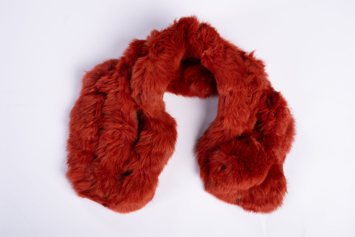 Cuello pelo natural conejo caldera