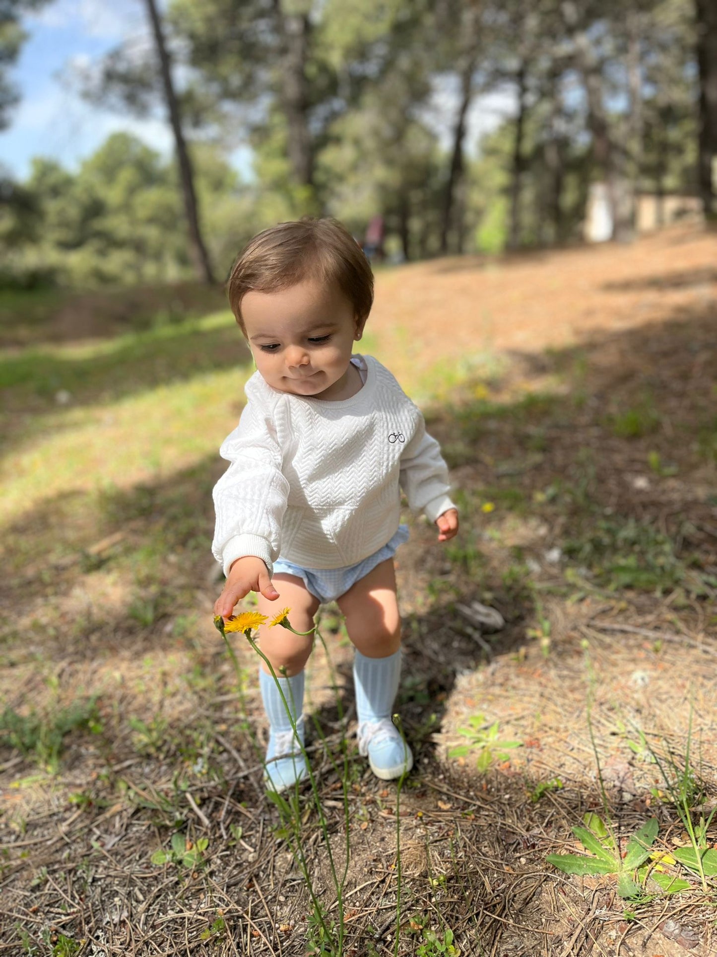 Sudadera niño blanca