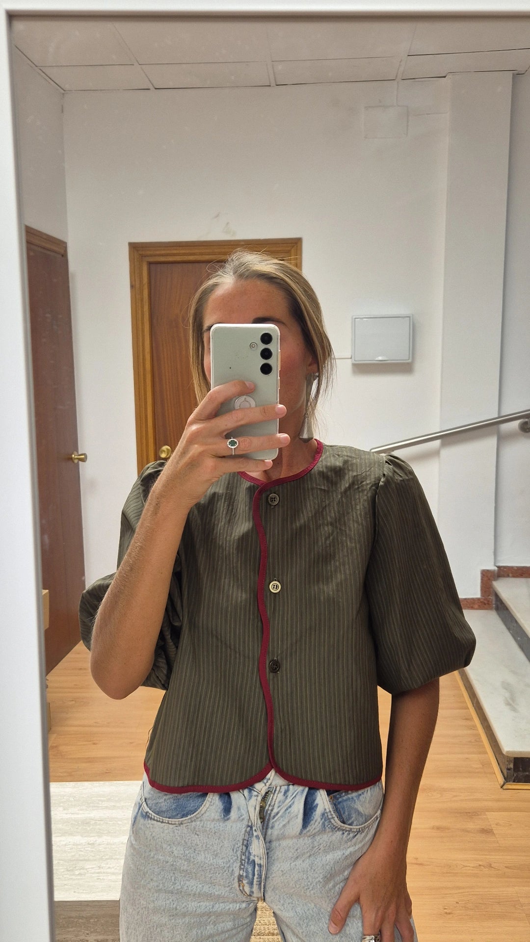 Chaqueta & Camisa Lola gris