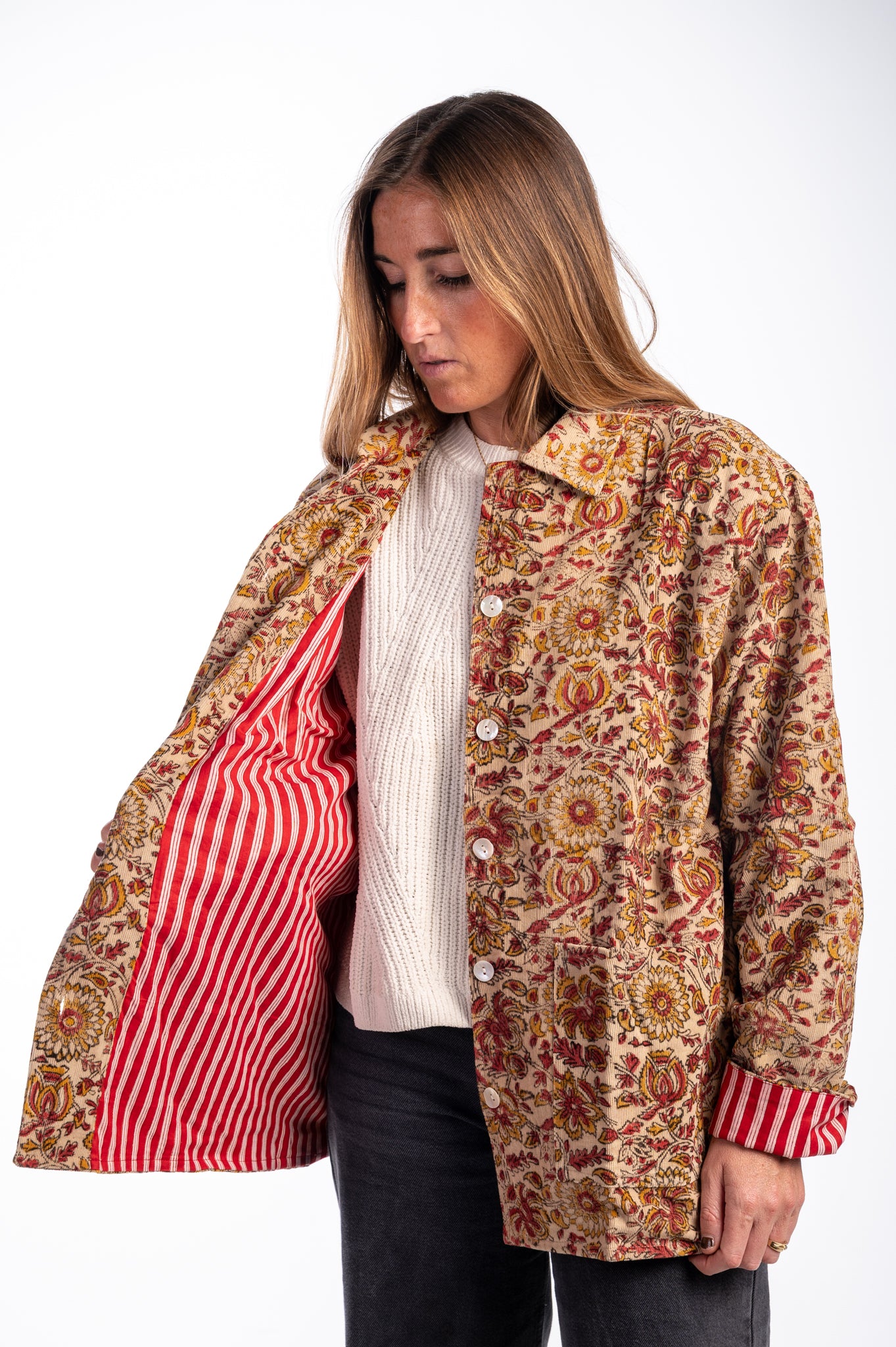 Chaqueta Aryam rojo