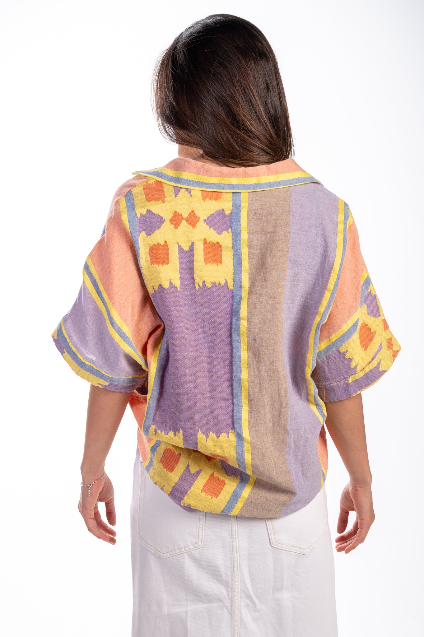 Blusa hippie flúor