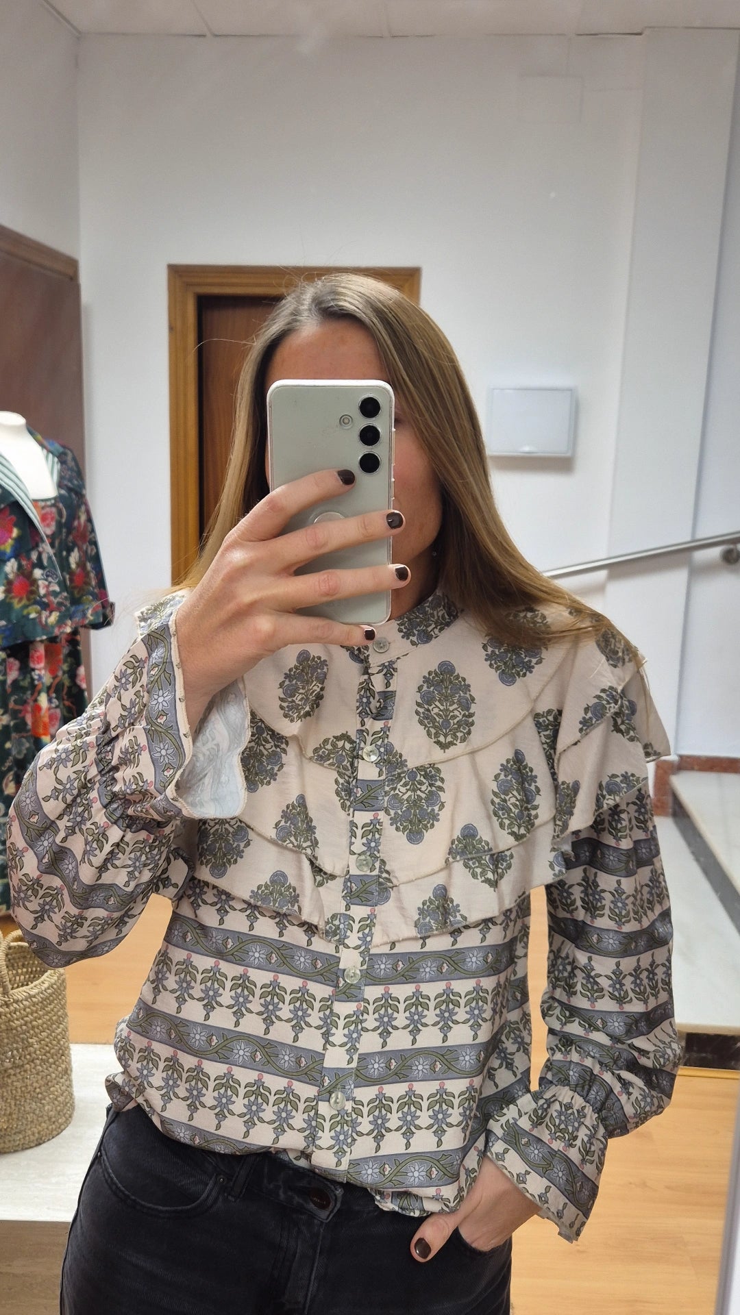 Blusa dos estampados Marea