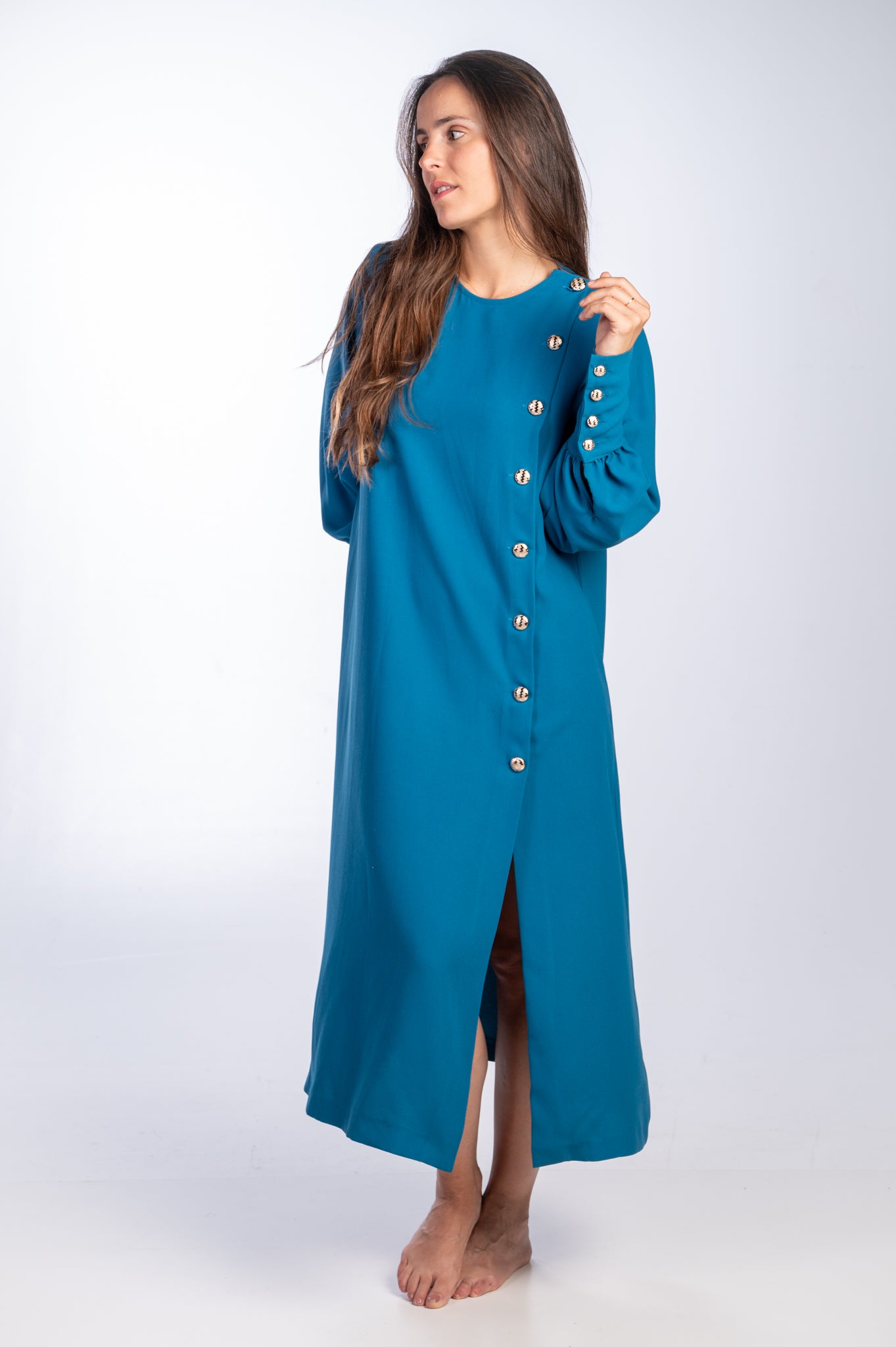 Vestido detalles botones