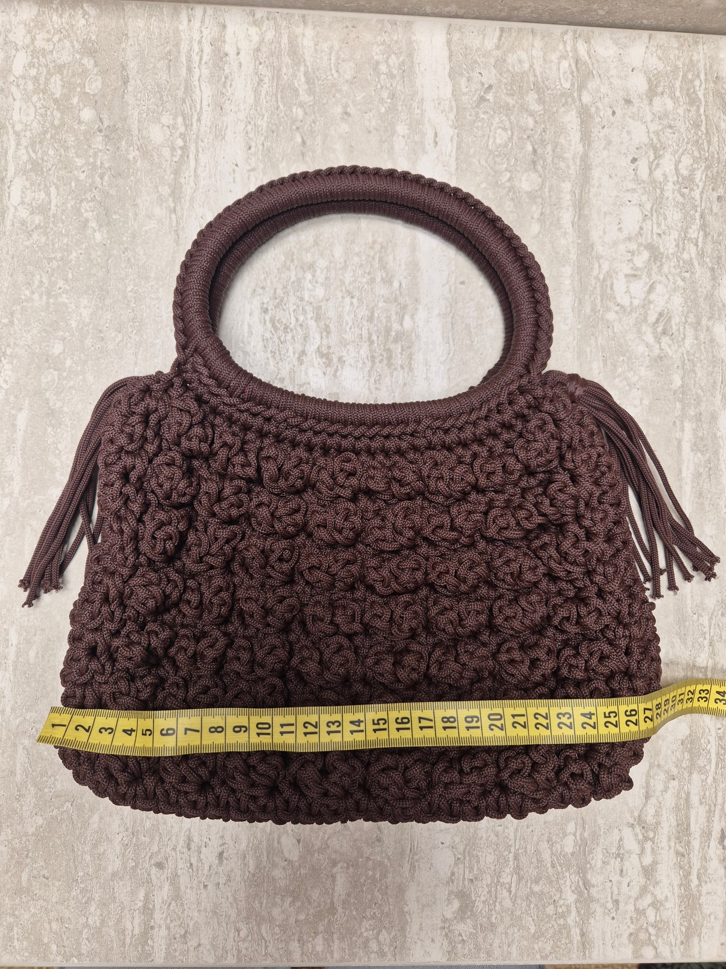 Bolso crochet Chocolate