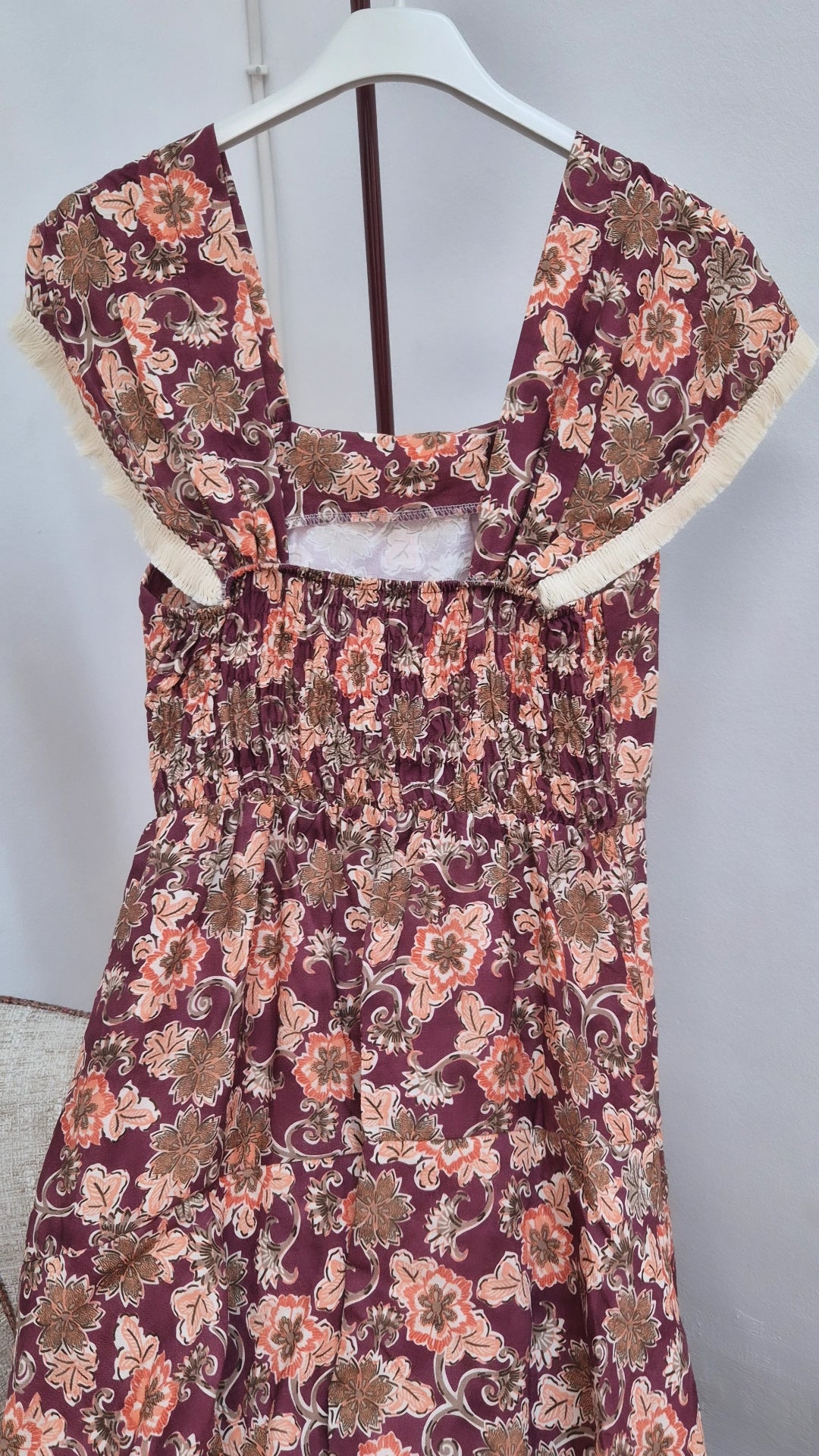 Vestido volantes y flecos A