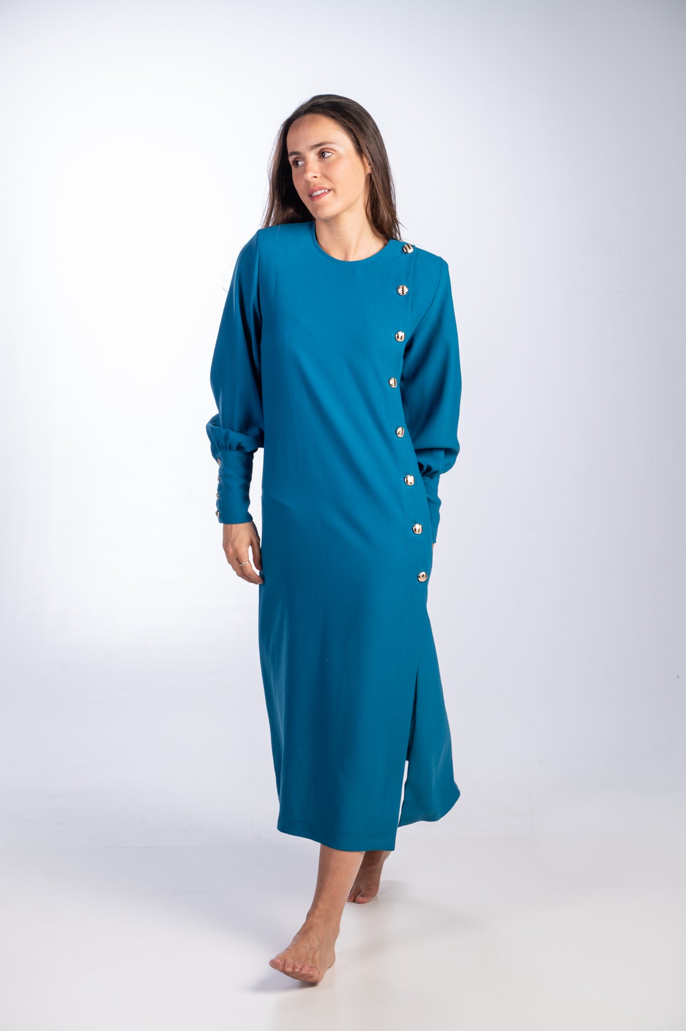 Vestido detalles botones