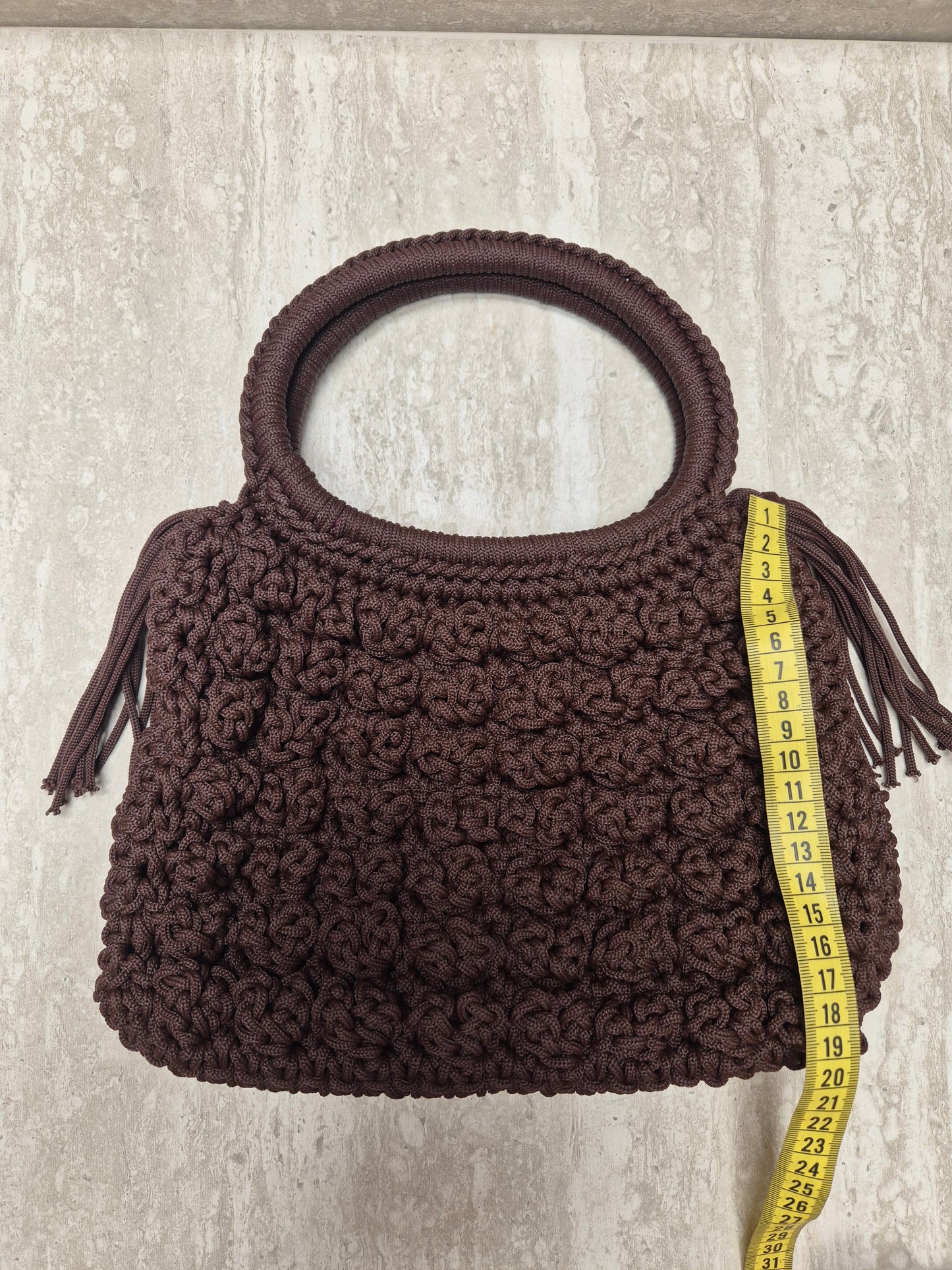 Bolso crochet Chocolate