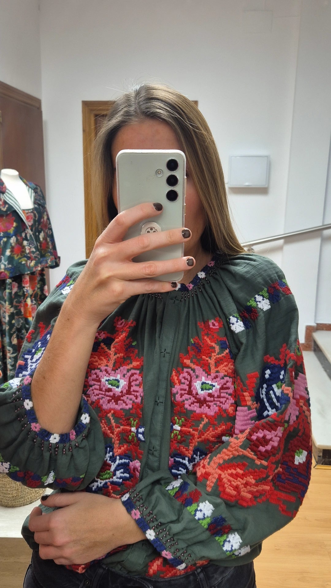 Blusa/Kimono Ankita verde