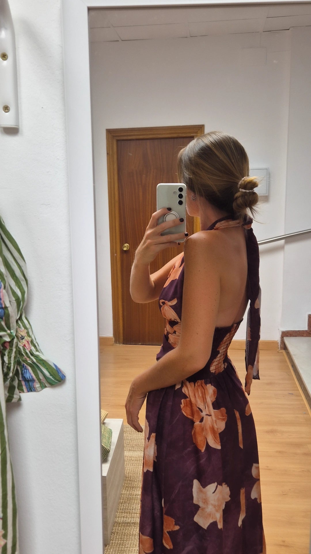 Vestido Amparo buganvilla
