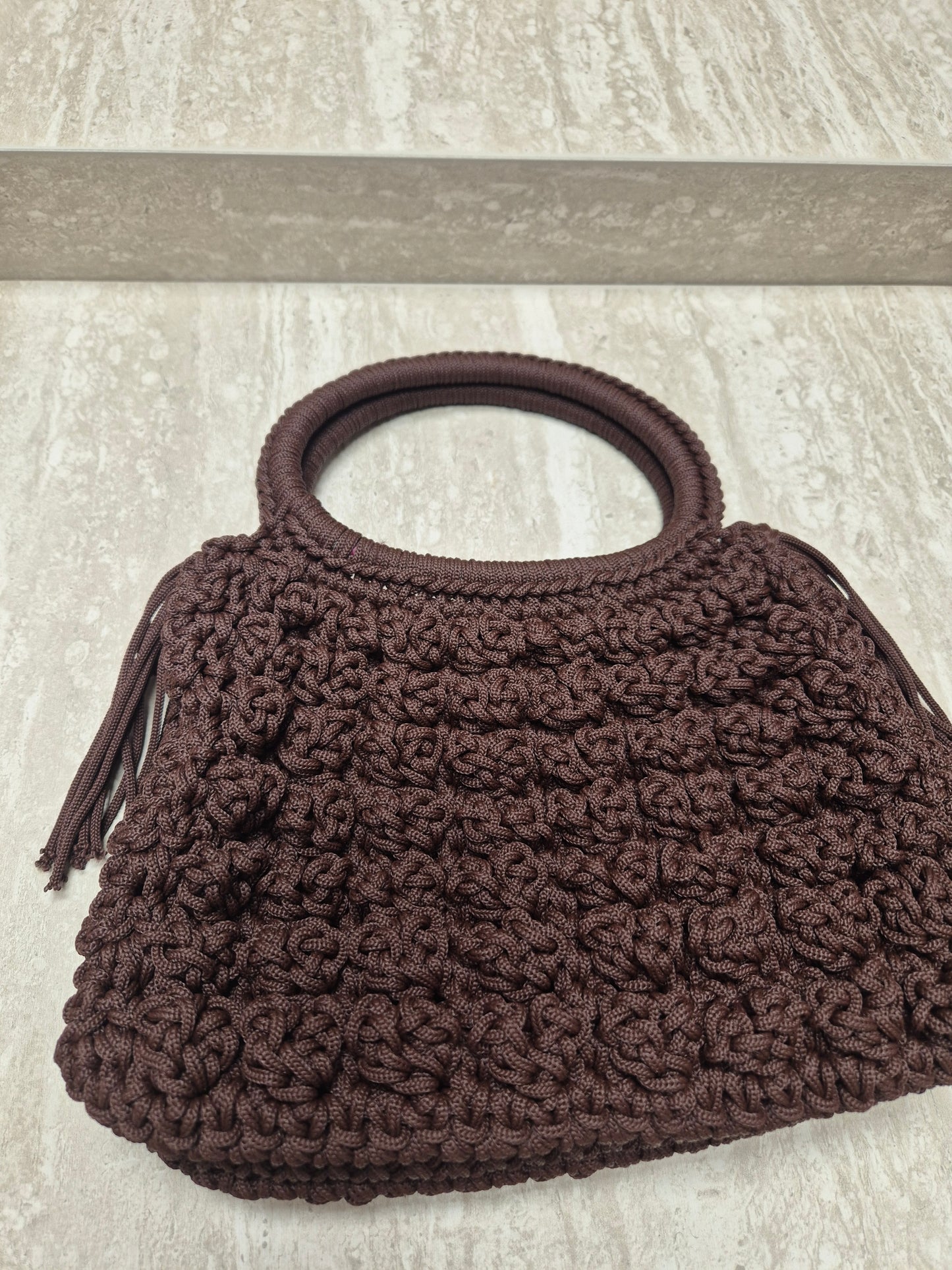 Bolso crochet Chocolate