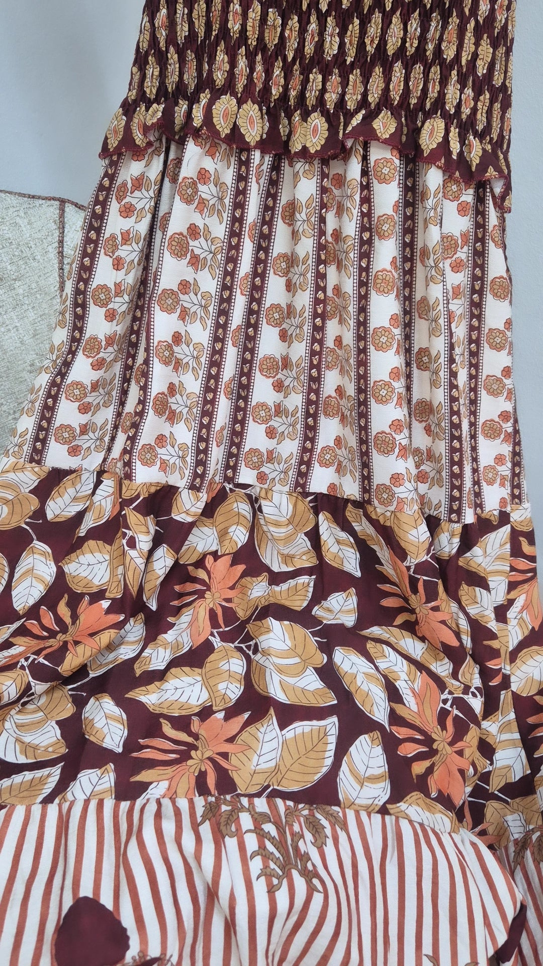 Vestido Manola burdeos