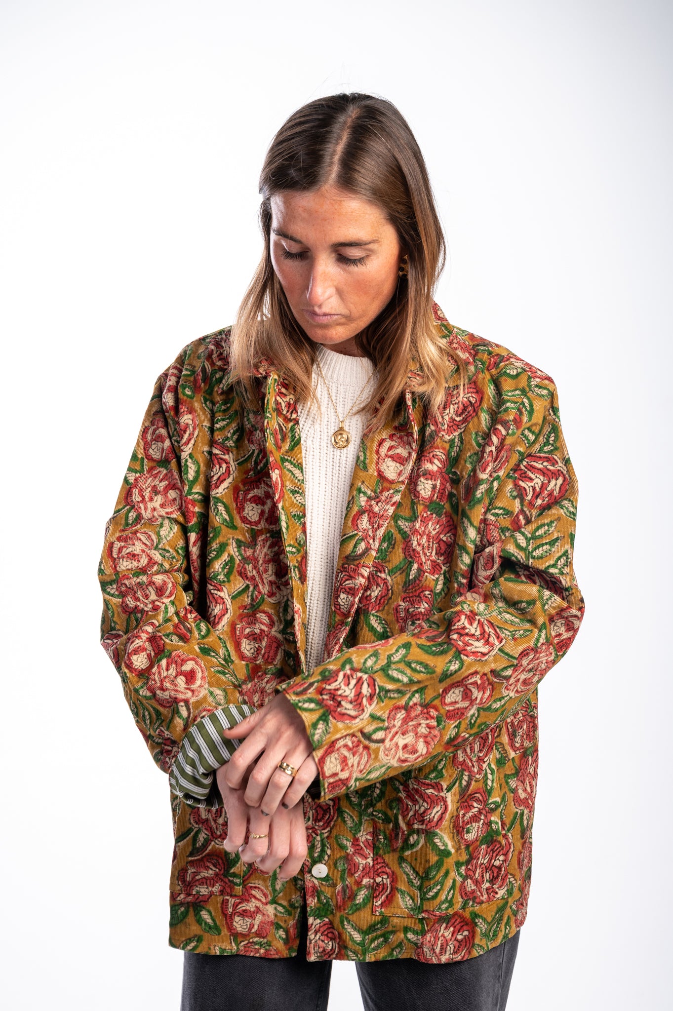 Chaqueta Aryam mostaza
