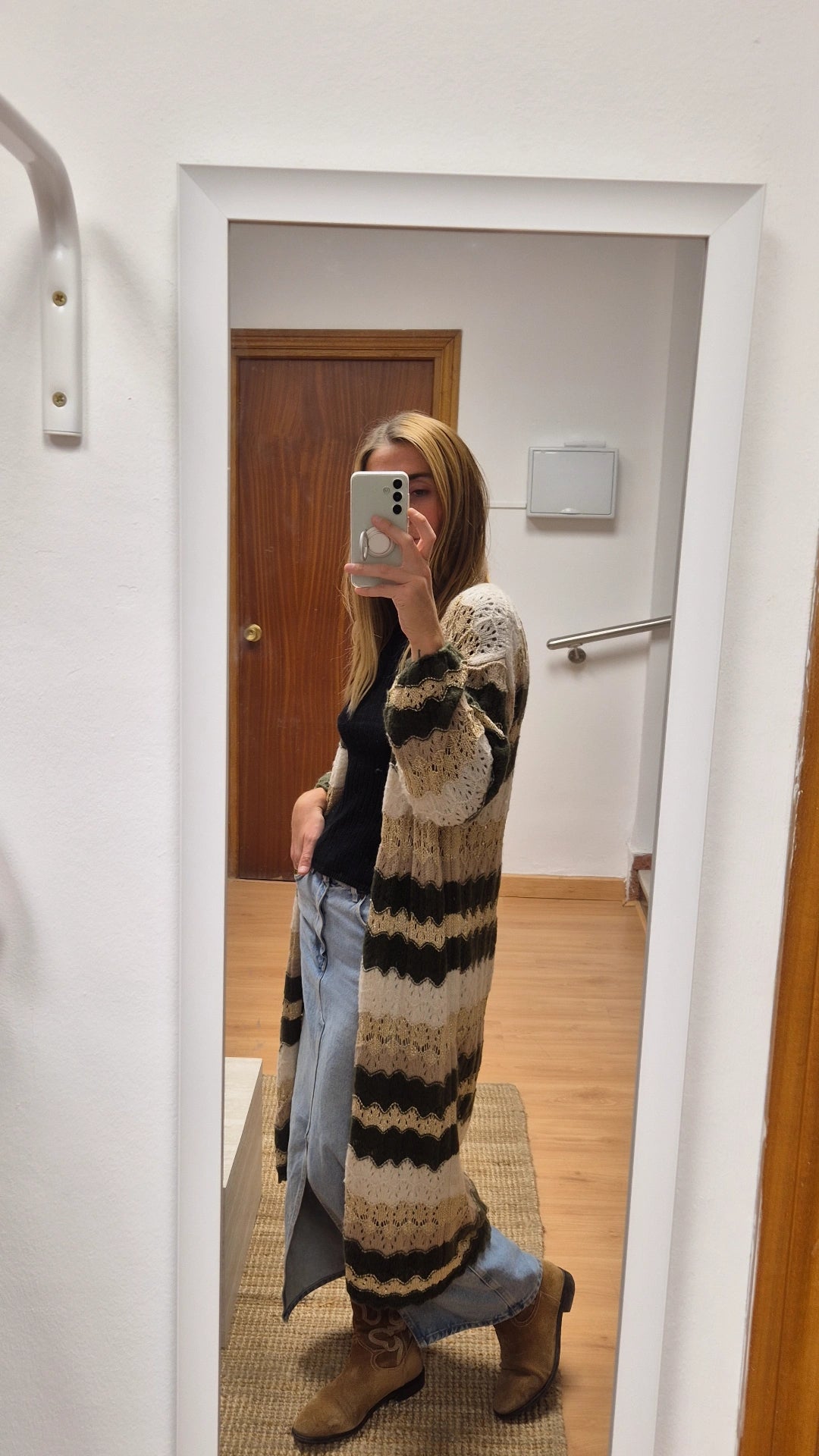 Cardigan rayas