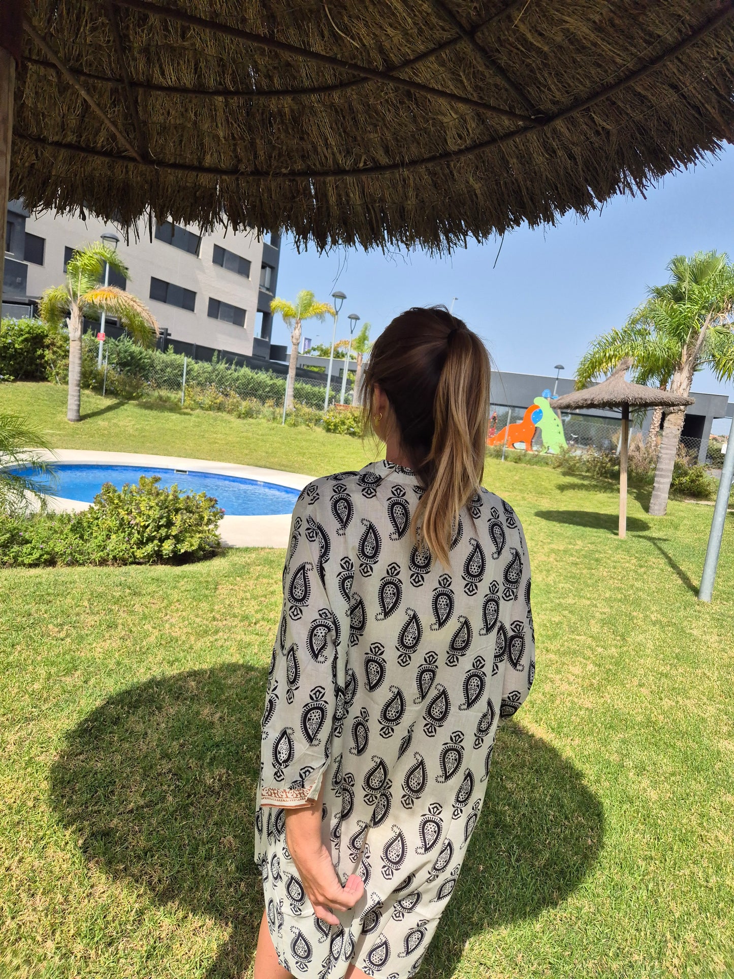 Vestido playero 100% algodón