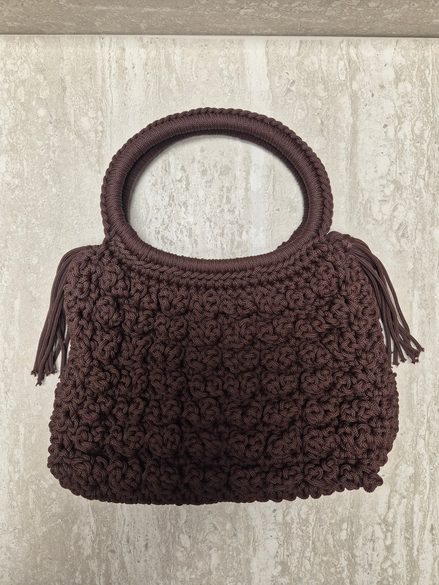 Bolso crochet Chocolate