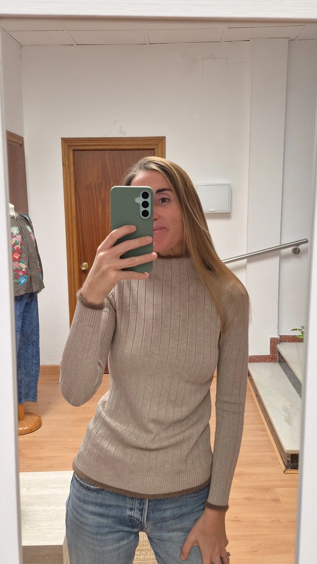 Jersey detalles pelo