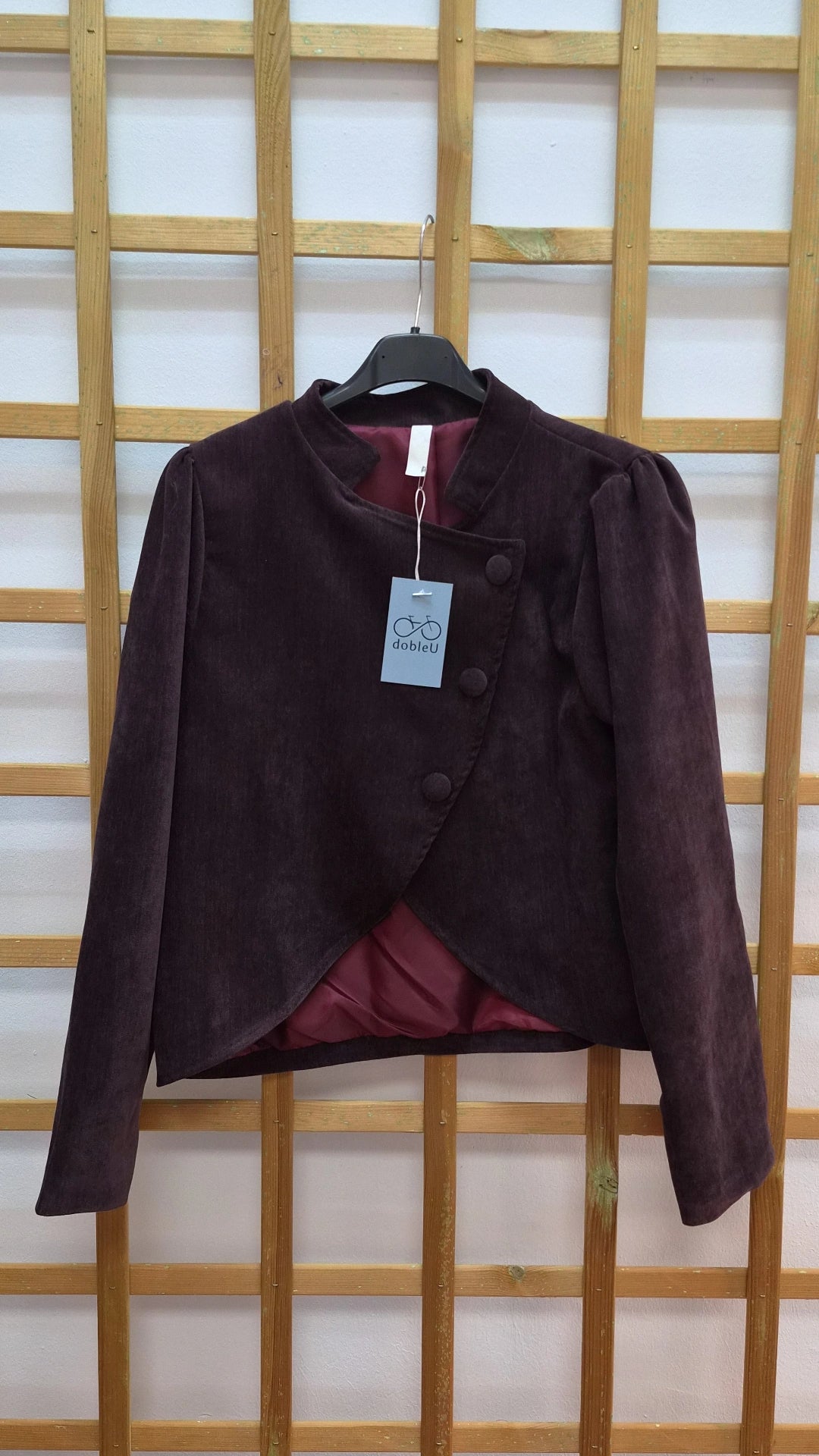 Chaqueta Anora berenjena