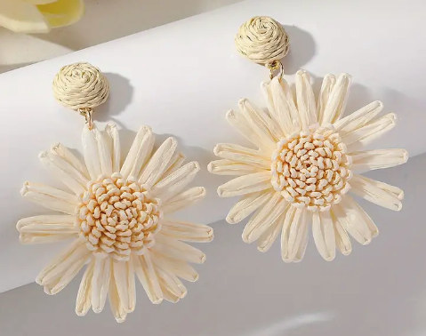Pendientes flor