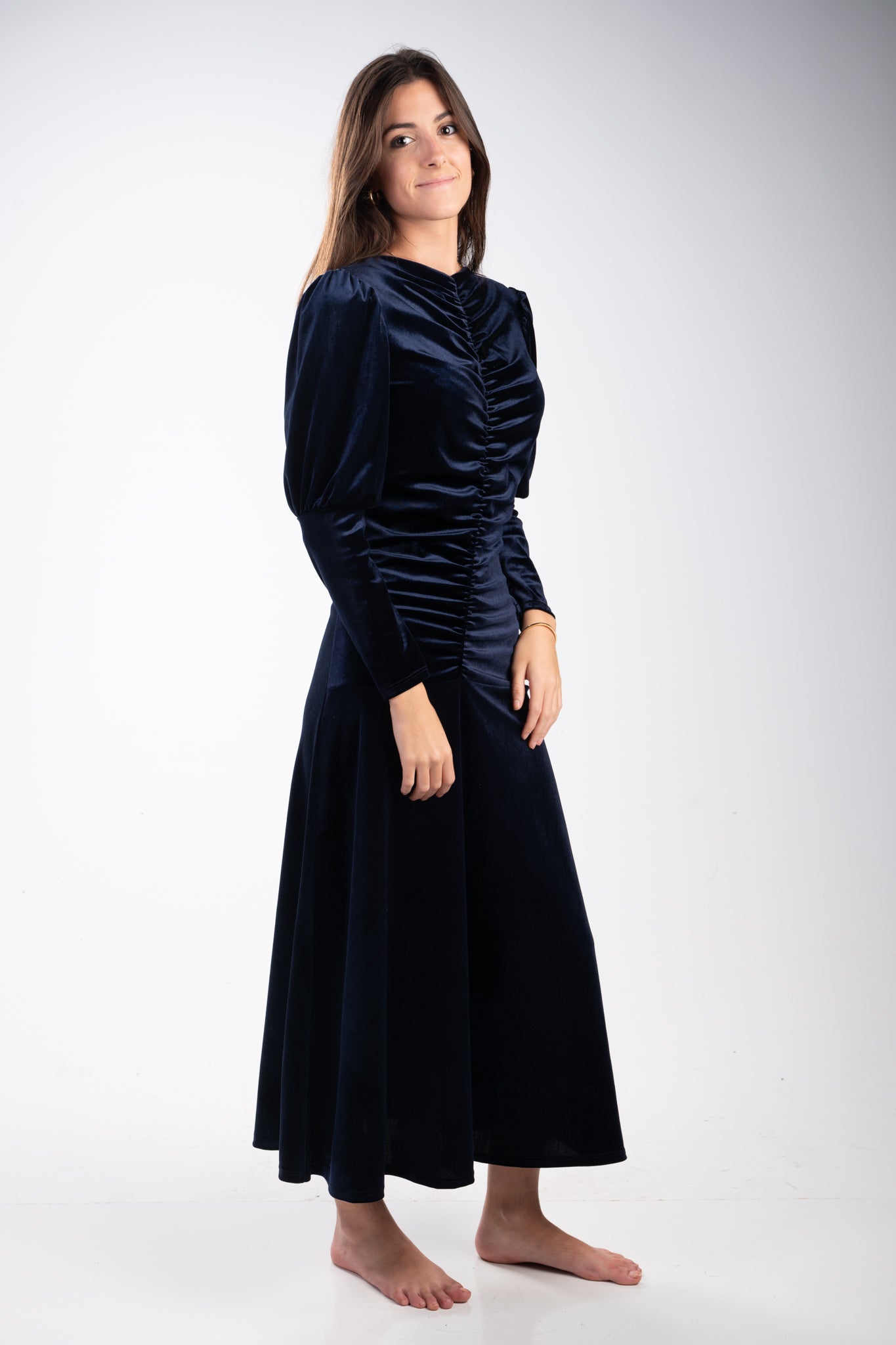 Vestido princesa navy