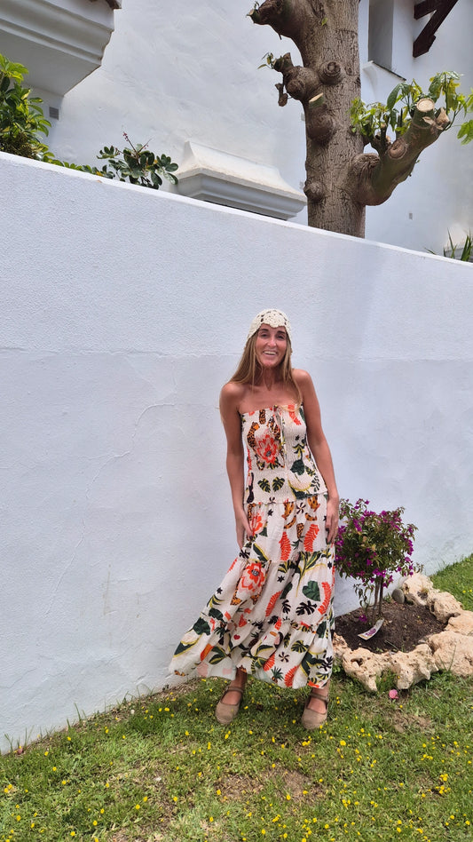 Vestido Tiger white
