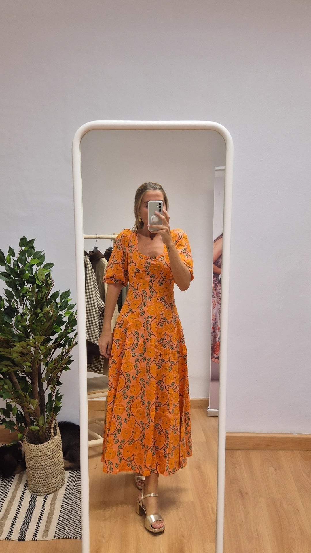 Vestido Kali con mangas Adhara