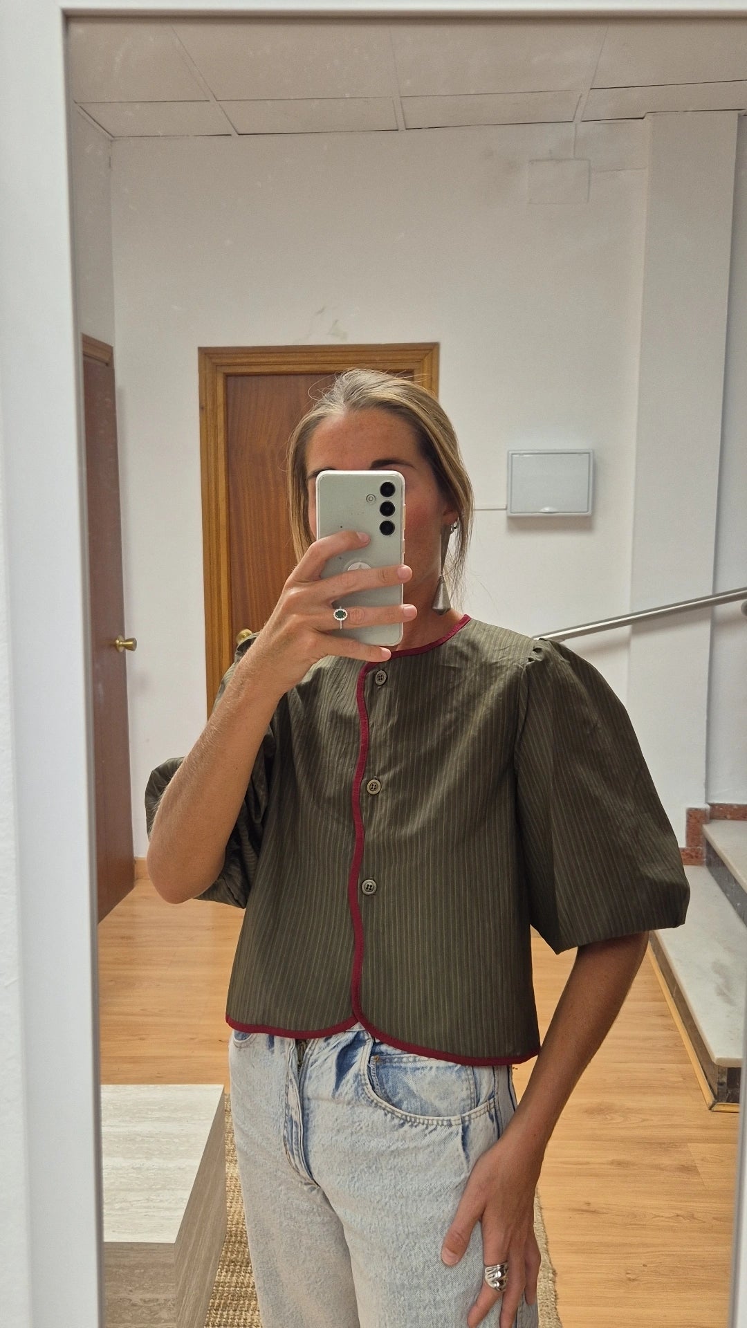 Chaqueta & Camisa caqui