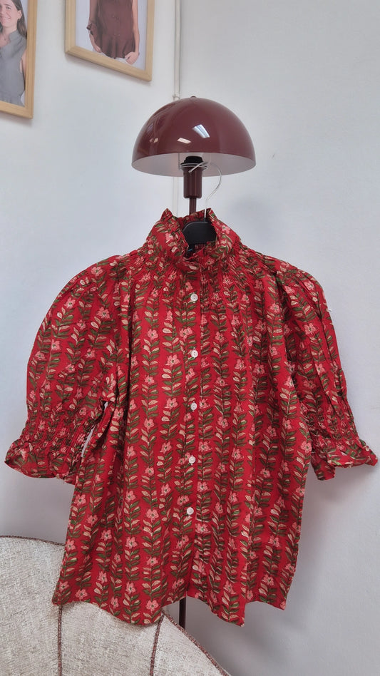 Blusa Florelia manga corta ÑÑ