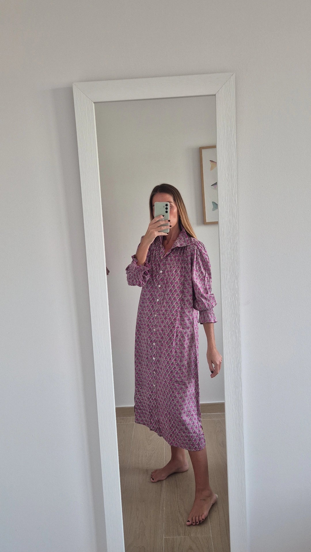 Vestido Florelia manga larga A