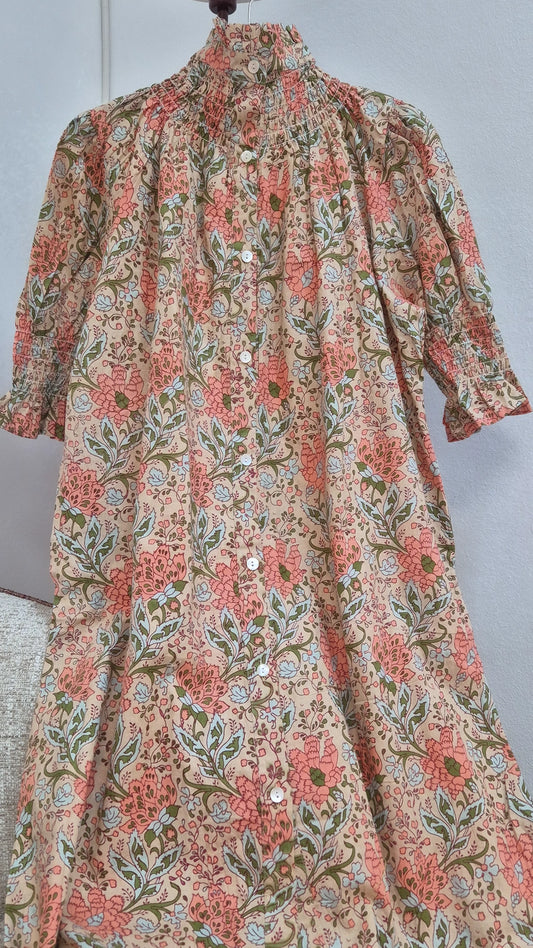 Vestido Florelia manga corta K