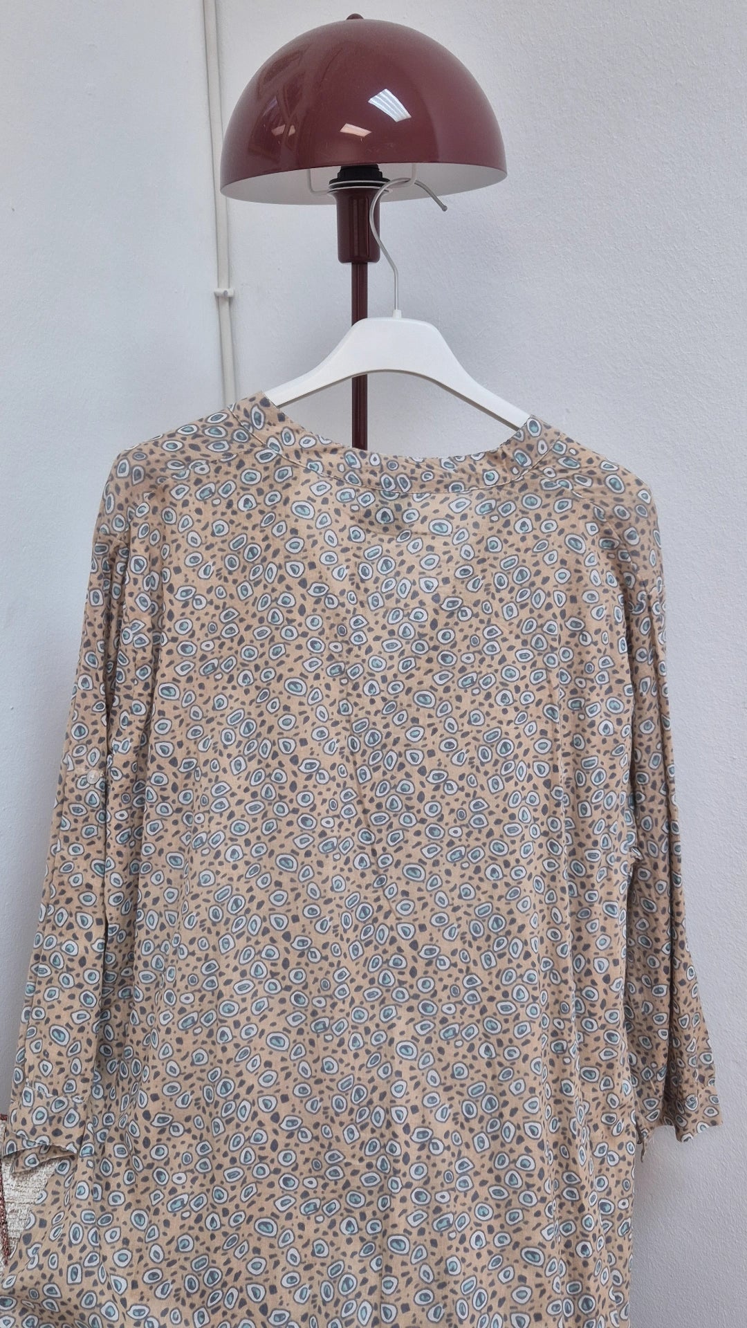 Vestido playero Eye beige