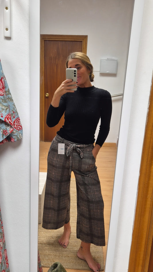 Pantalón paño escocés