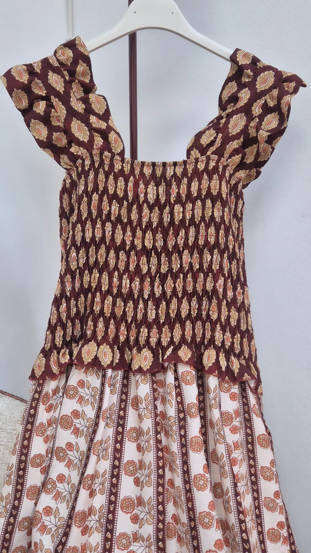 Vestido Manola burdeos