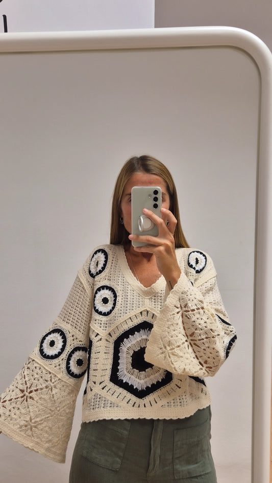 Cardigan hippy
