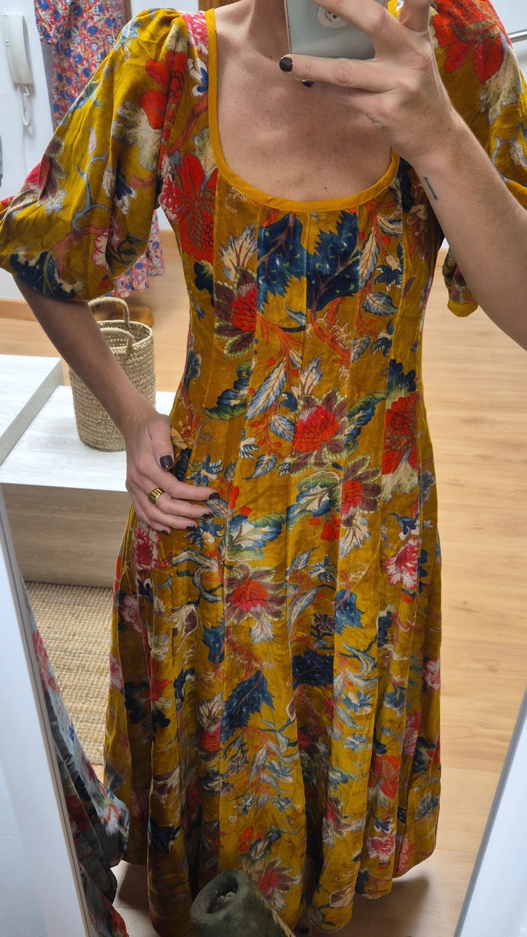 Vestido Moniquita con mangas Aurora Silvestre