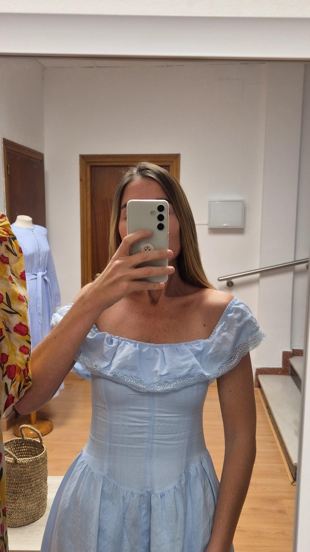 Vestido Celeste