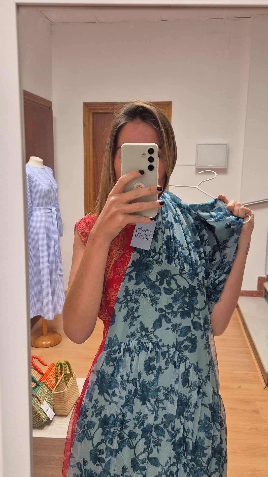 Vestido tul Adriana azul