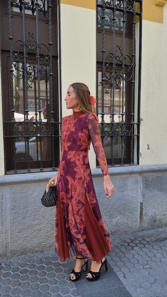 Vestido Carmen orange