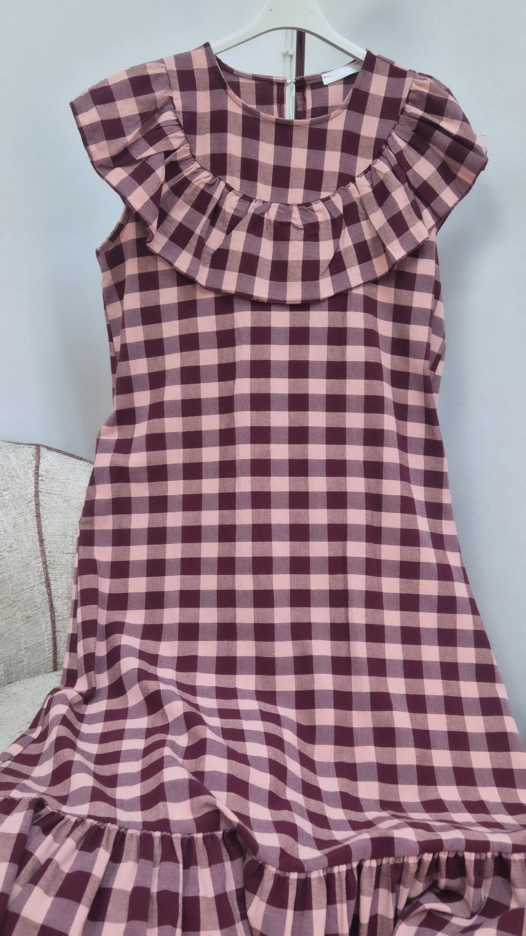 Vestido Vicky burdeos