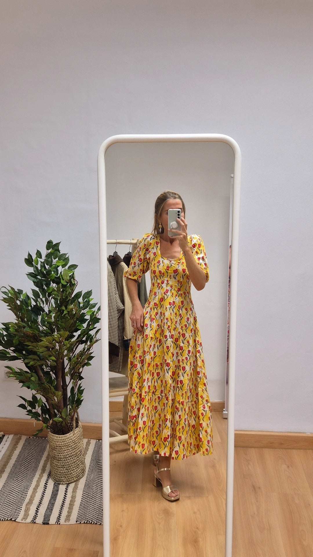 Vestido Kali con mangas Nahara