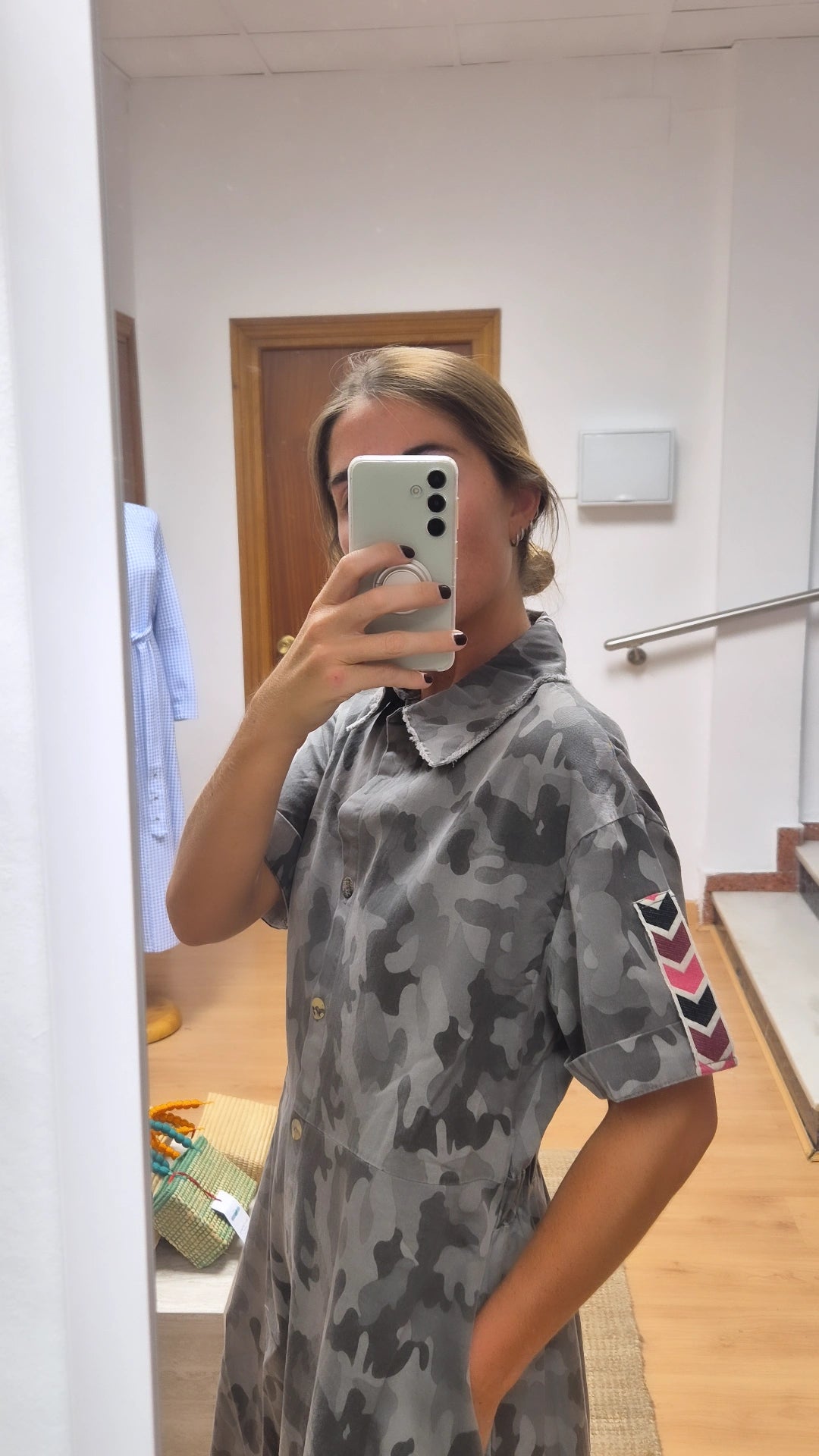 Vestido Militar gris