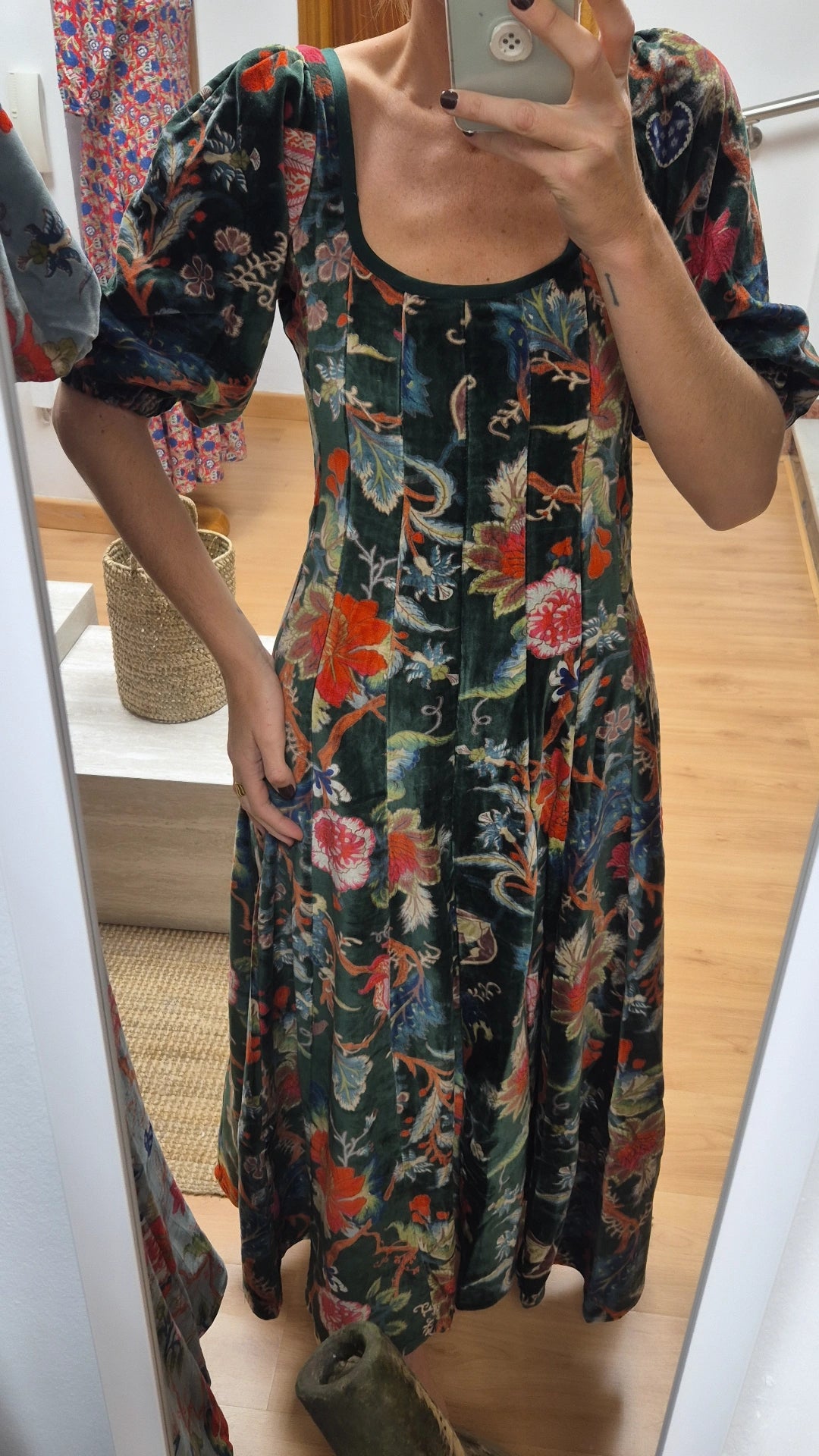 Vestido Moniquita con mangas color Esperanza