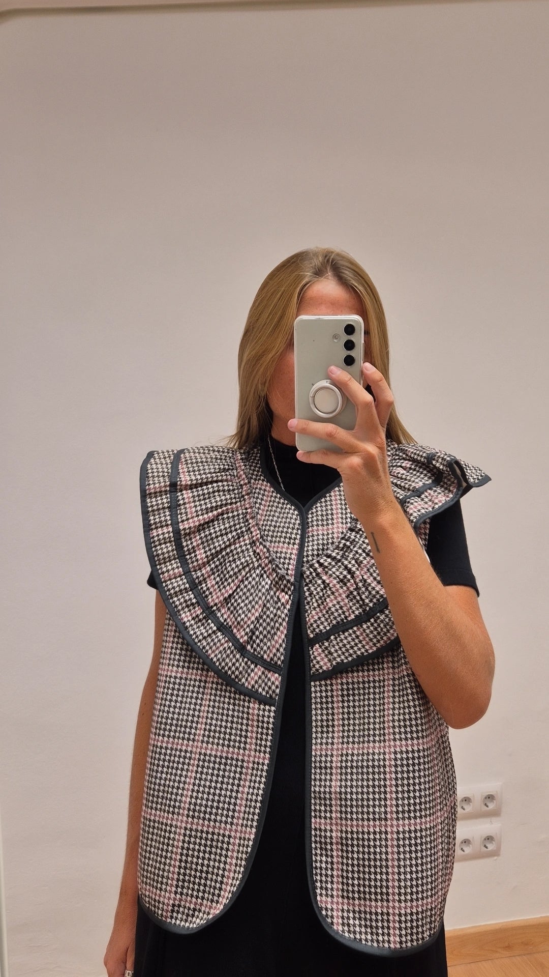 Chaleco volante gris