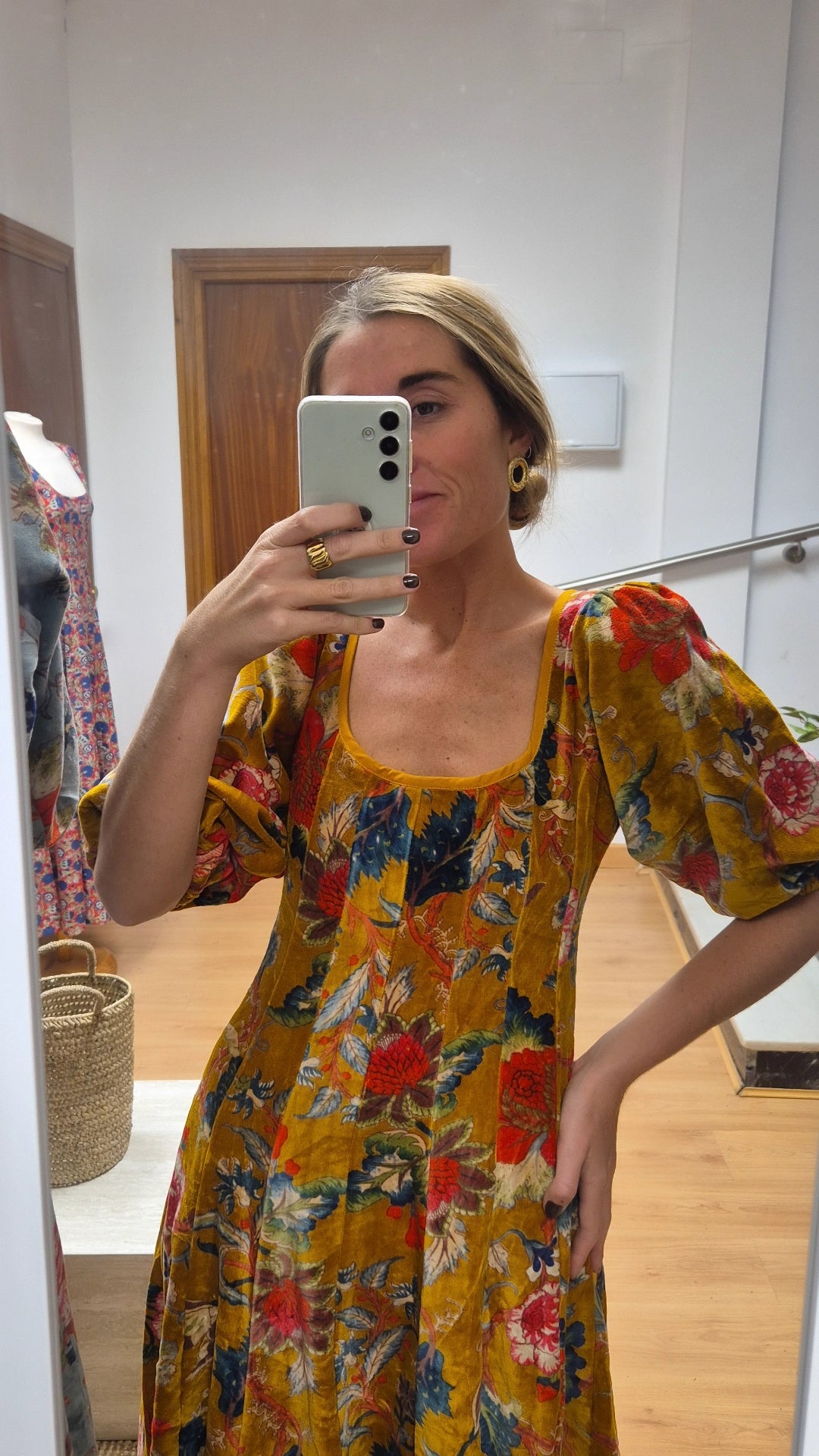 Vestido Moniquita con mangas Aurora Silvestre