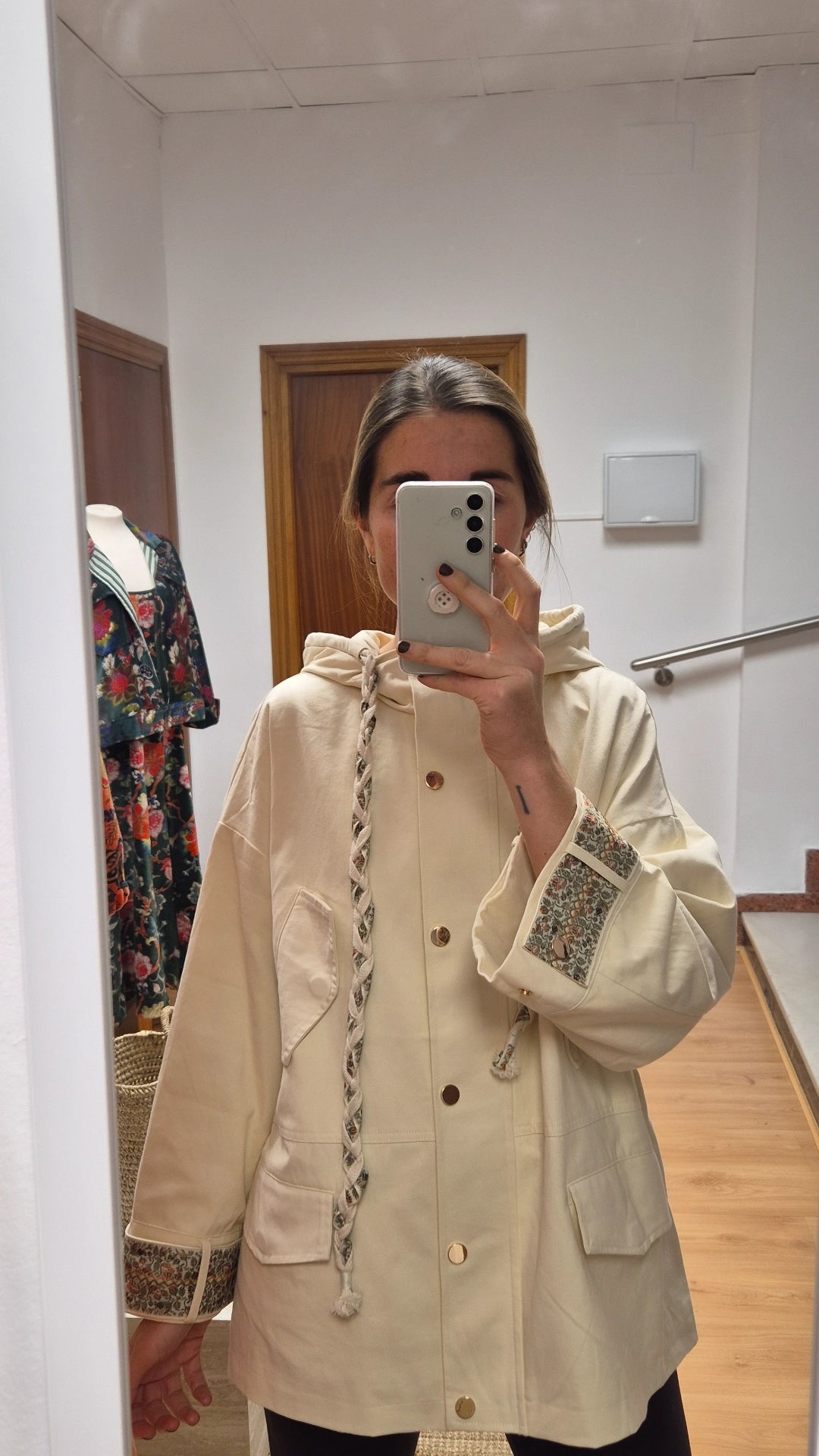 Parka Boho crudo