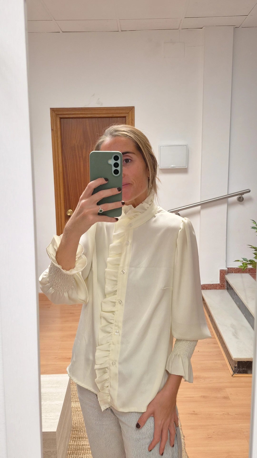 Blusa Carmela crudo