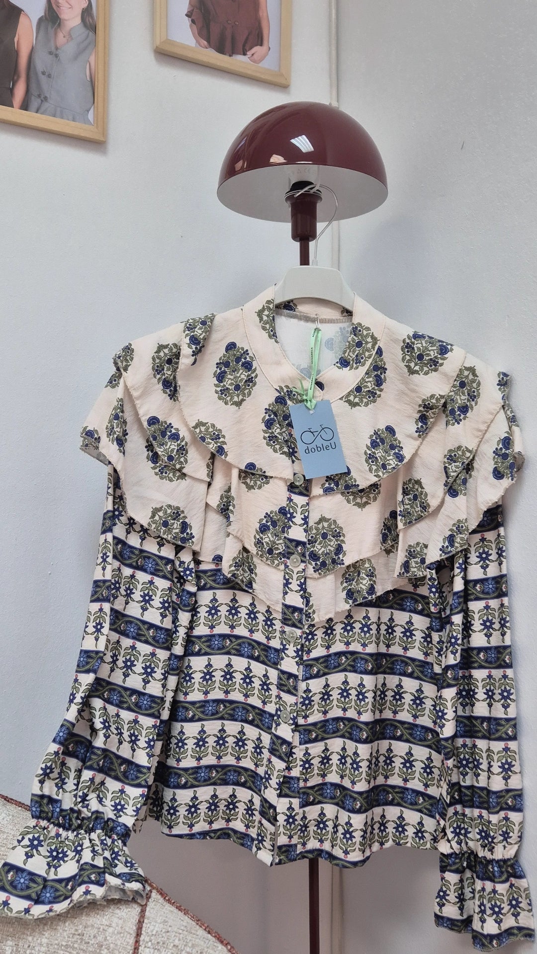 Blusa dos estampados Pétalo