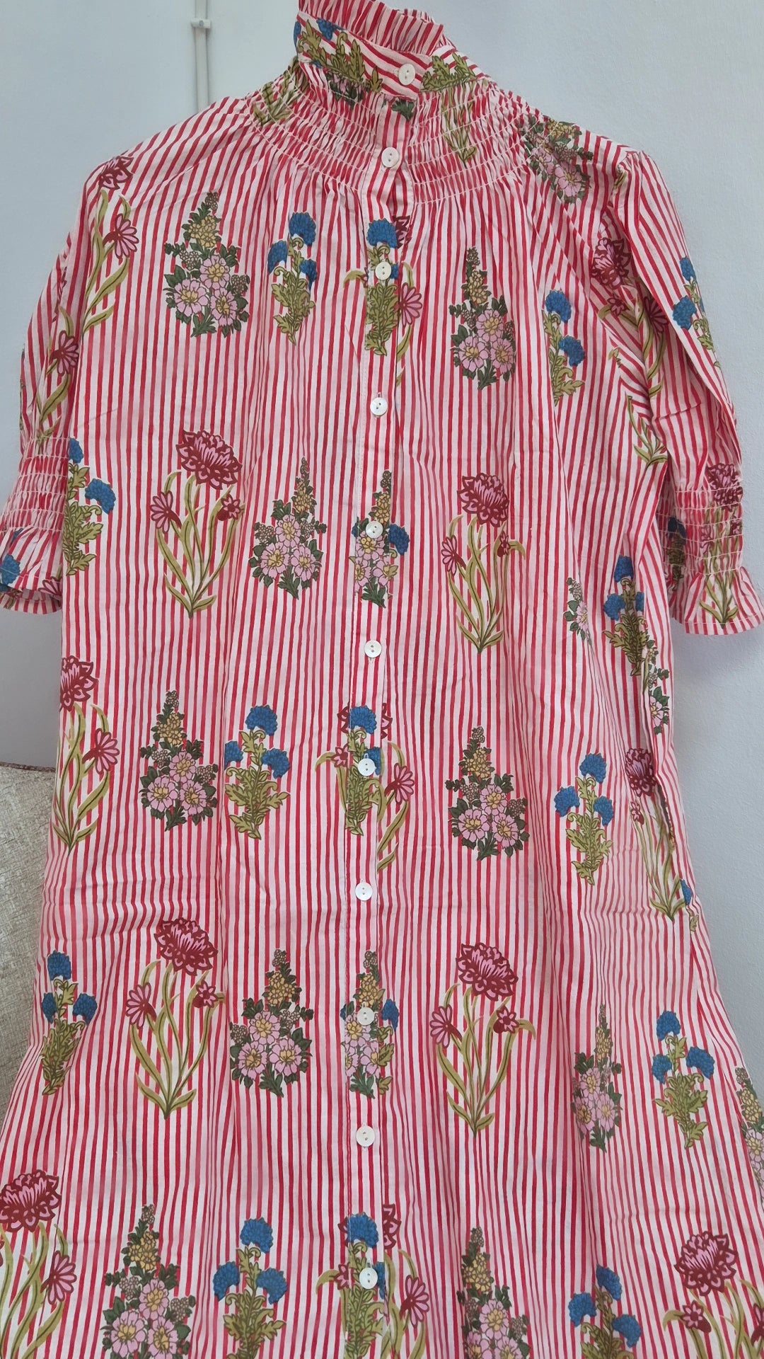 Vestido Florelia manga corta T