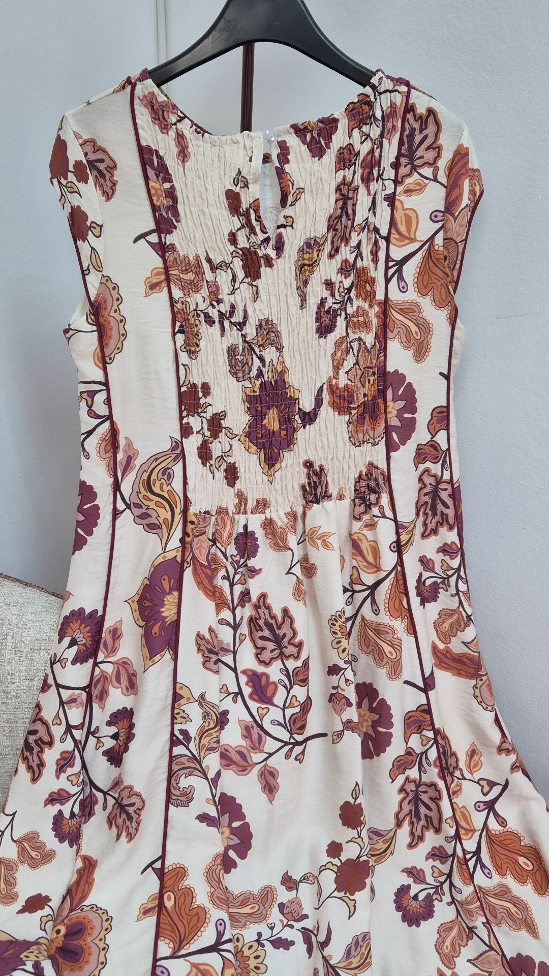 Vestido Carmencita teja