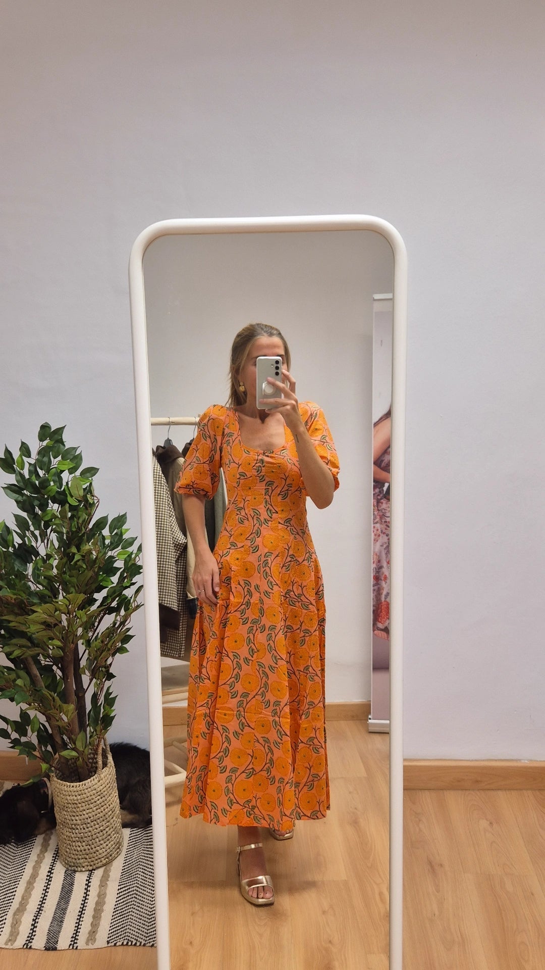 Vestido Kali con mangas Adhara