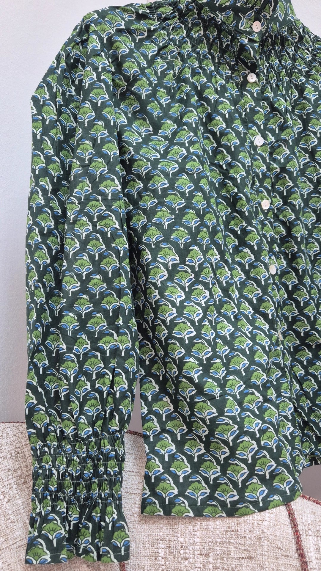 Blusa Florelia verde